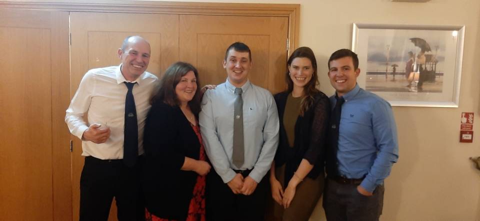 Donald and Sarah Macpherson, Judge Nick Woodmass, Sarah Mason and Ross Macpherson